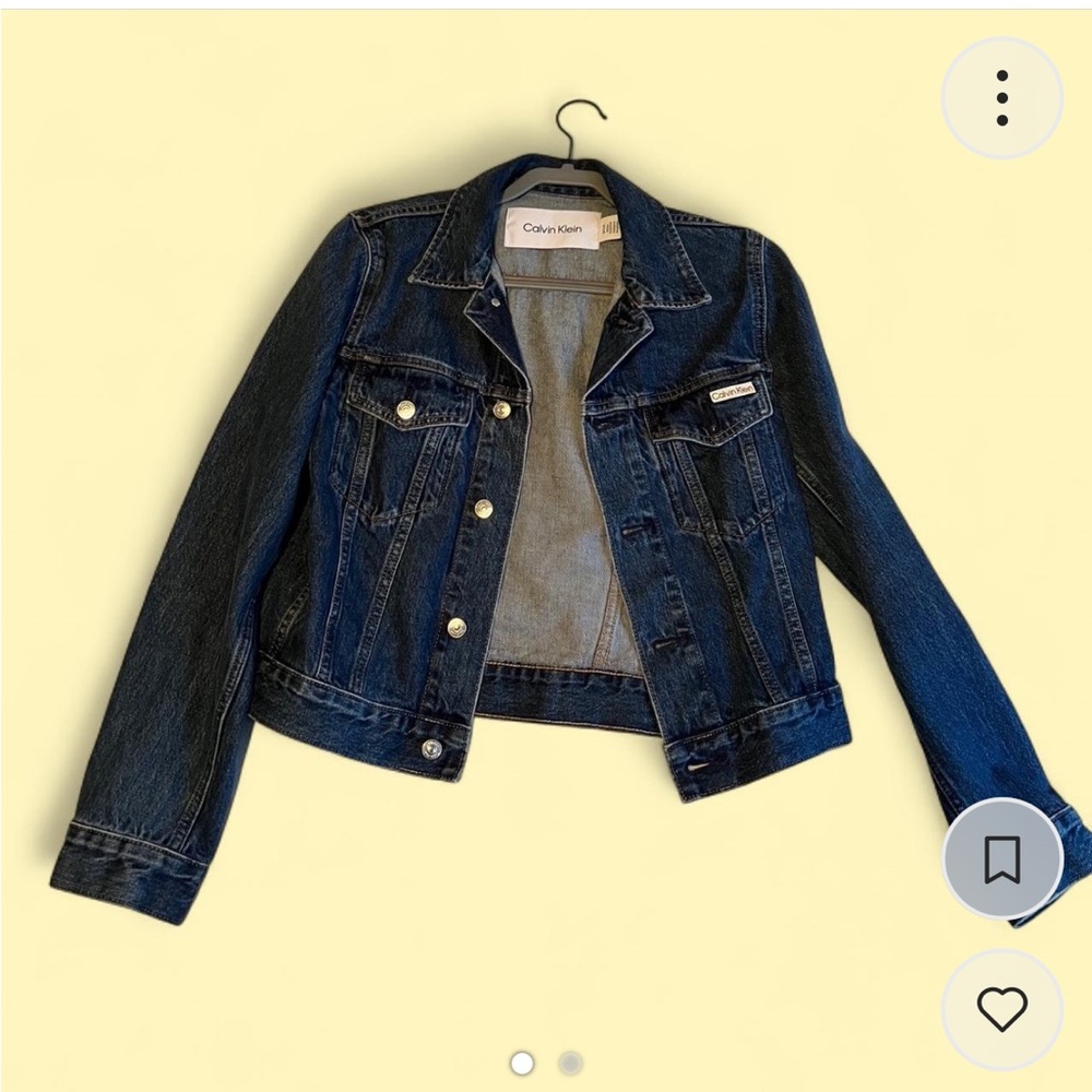 Calvin Klein Blue Jean Jacket Classic Denim Style